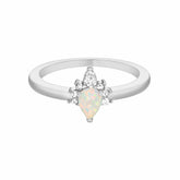 Bohomoon Stainless Steel Quinn Opal Ring