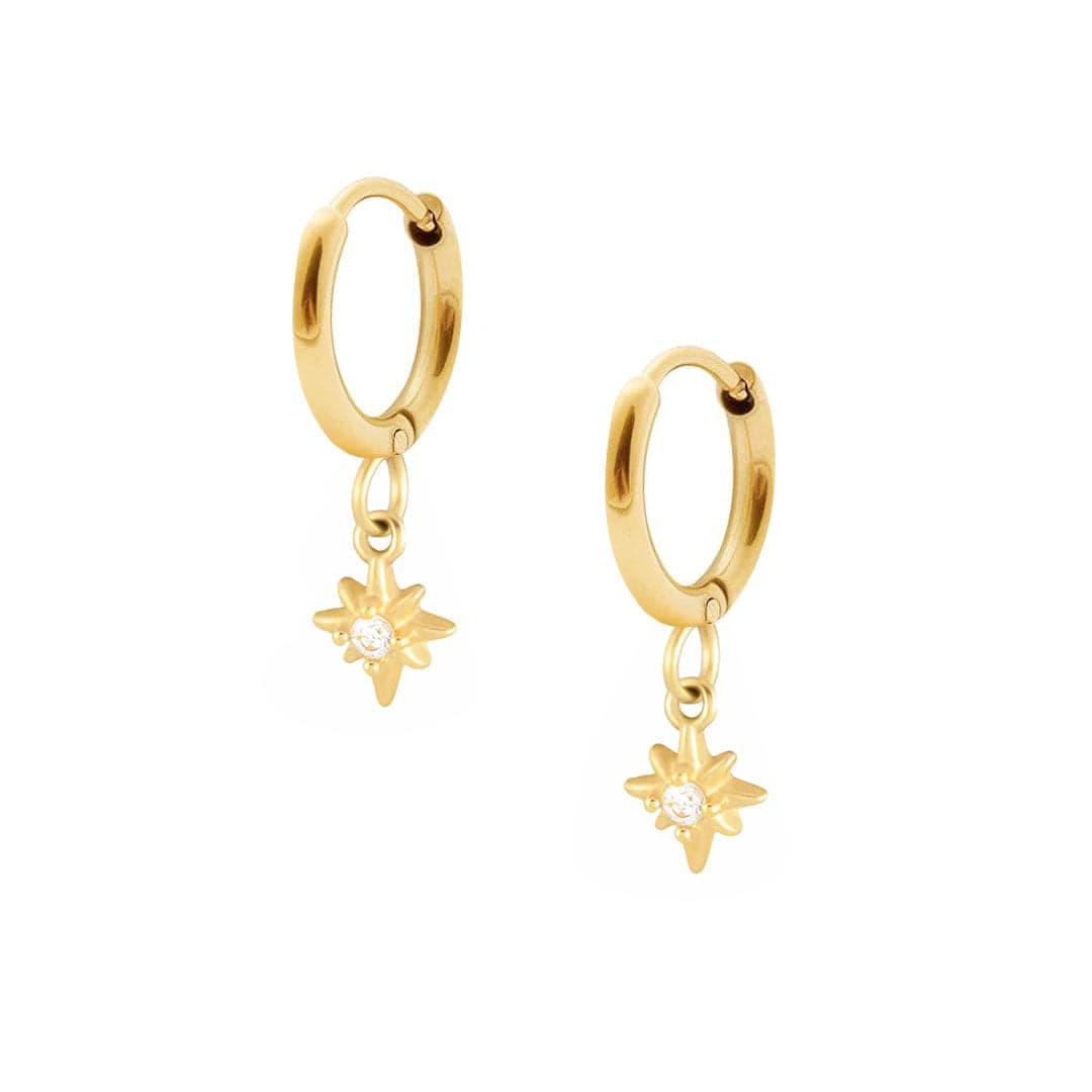 Bohomoon Stainless Steel Radiance Hoop Earrings