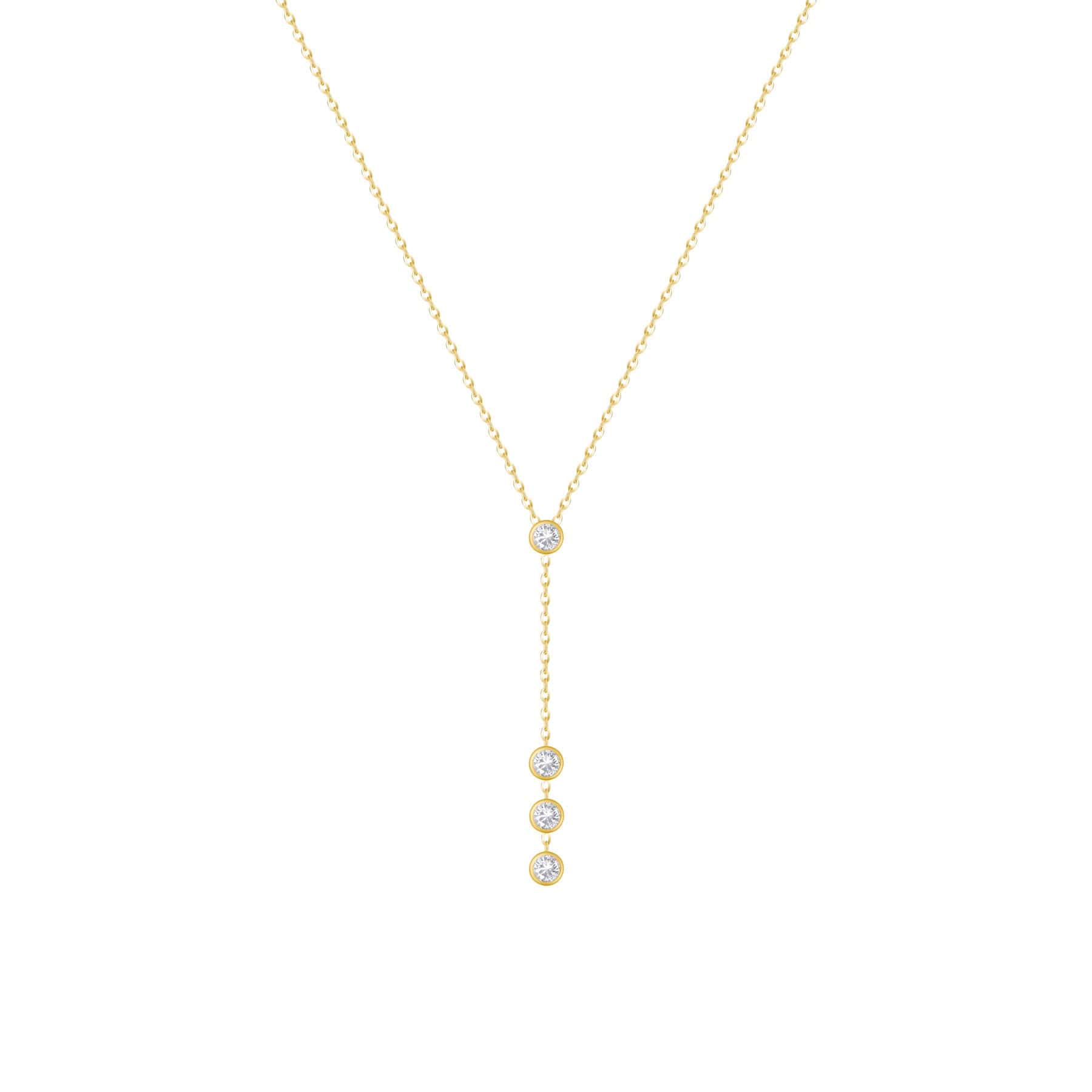 Bohomoon Stainless Steel Raquel Lariat Necklace