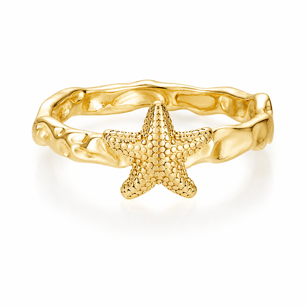 Bohomoon Stainless Steel Reef Starfish Ring