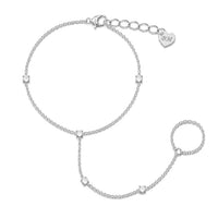 Bohomoon Stainless Steel Remy Hand Chain Bracelet