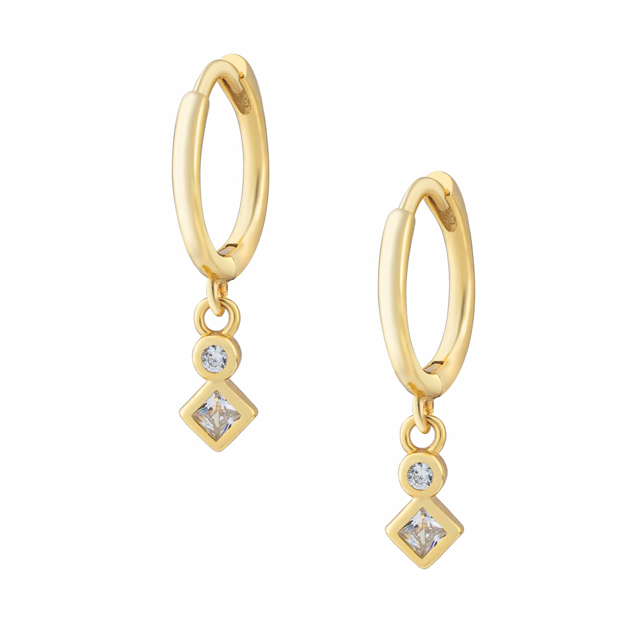 Bohomoon Stainless Steel Rina Hoop Earrings