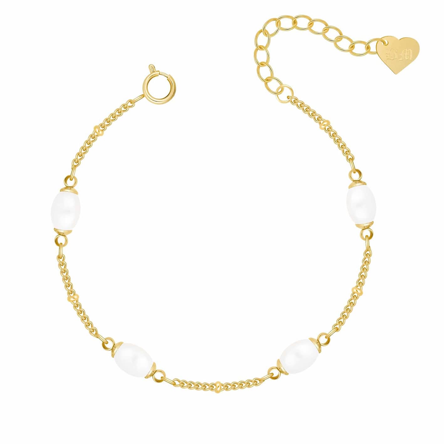 Bohomoon Stainless Steel Robin Pearl Bracelet