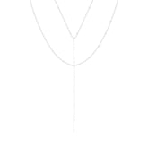 Bohomoon Stainless Steel Robyn Layered Lariat Necklace