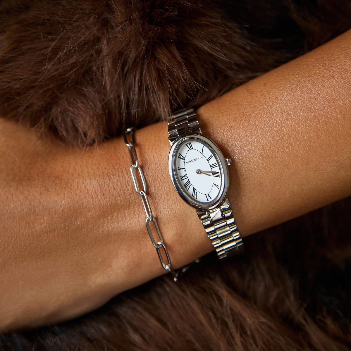 Bohomoon Stainless Steel Romy Watch - Silver
