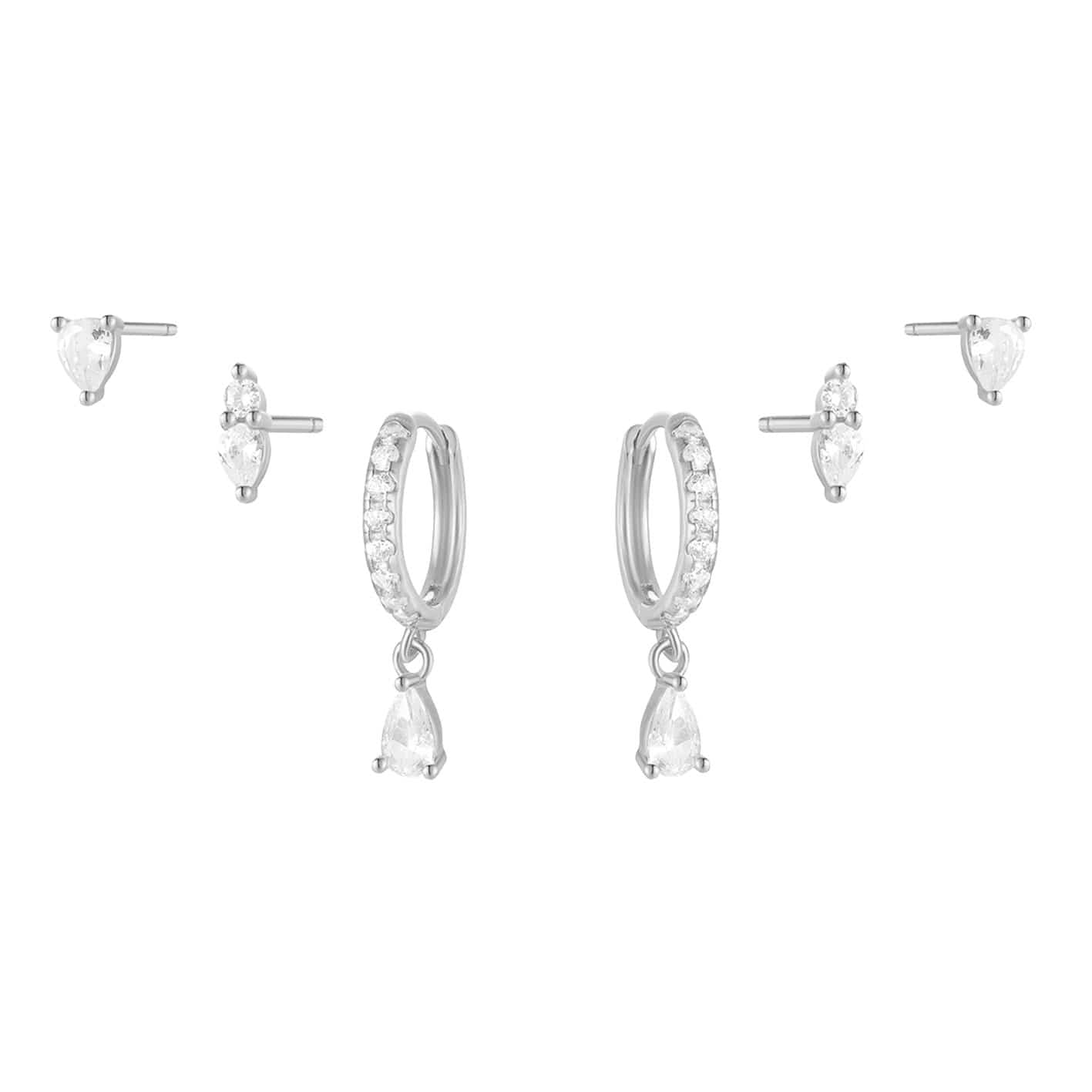Bohomoon Stainless Steel Rosa Earring Set