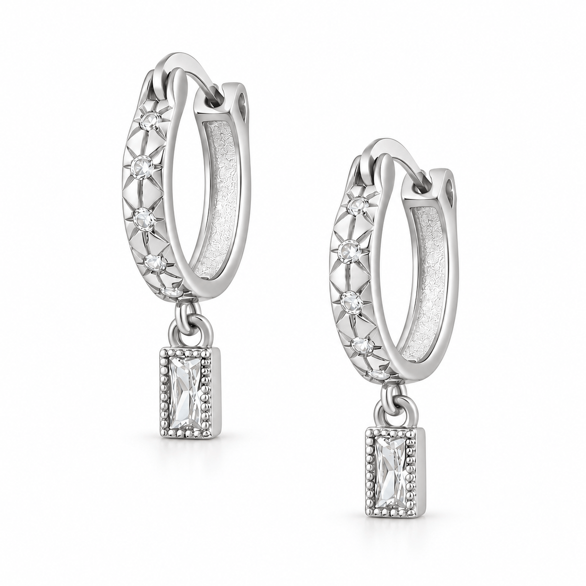 Bohomoon Stainless Steel Rowan Hoop Earrings