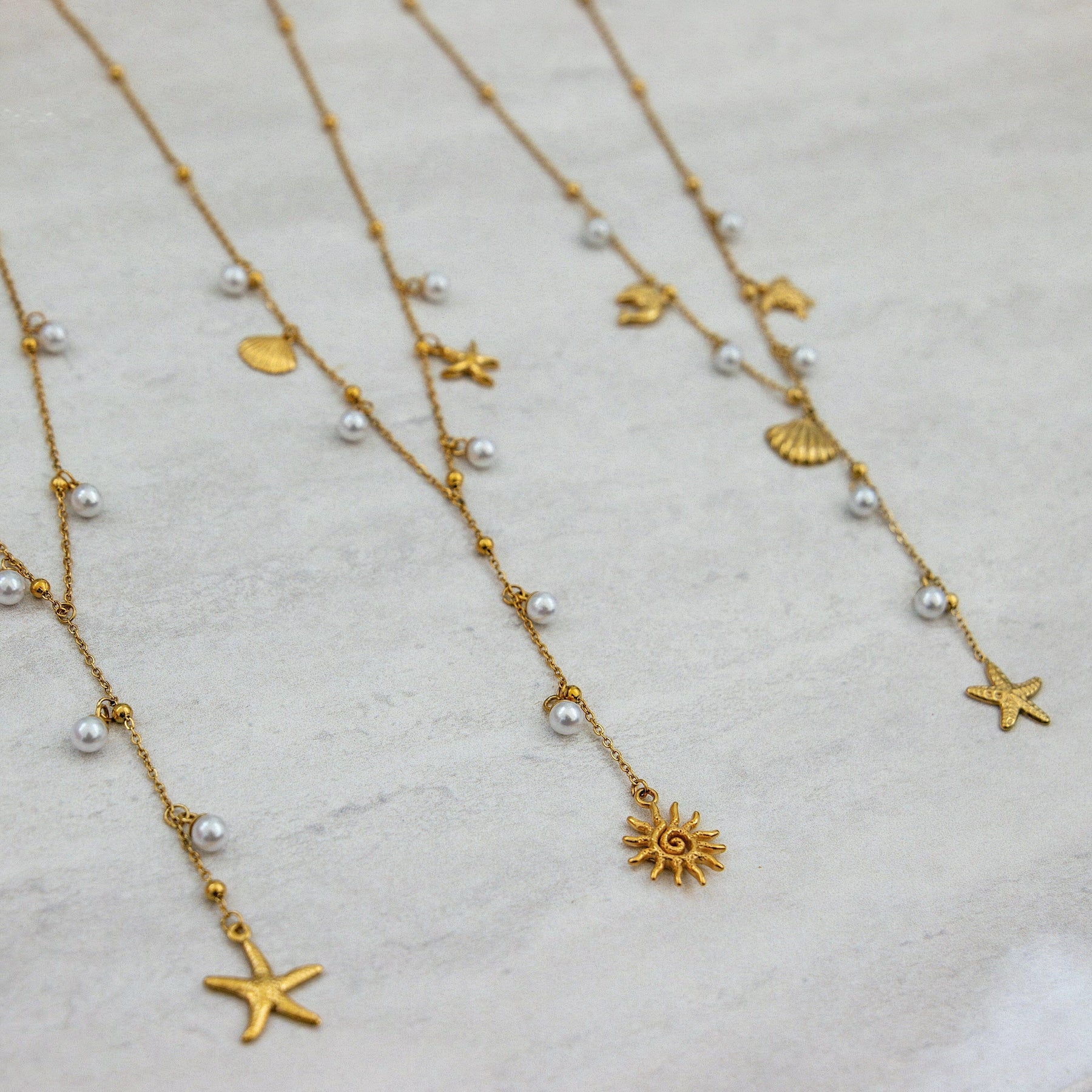 Bohomoon Stainless Steel Roxana Lariat Necklace