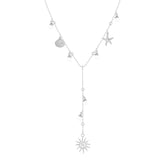 Bohomoon Stainless Steel Roxana Lariat Necklace