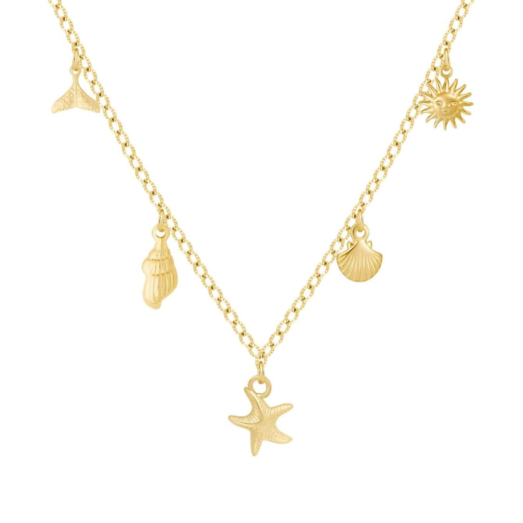 Bohomoon Stainless Steel Saltwater Necklace