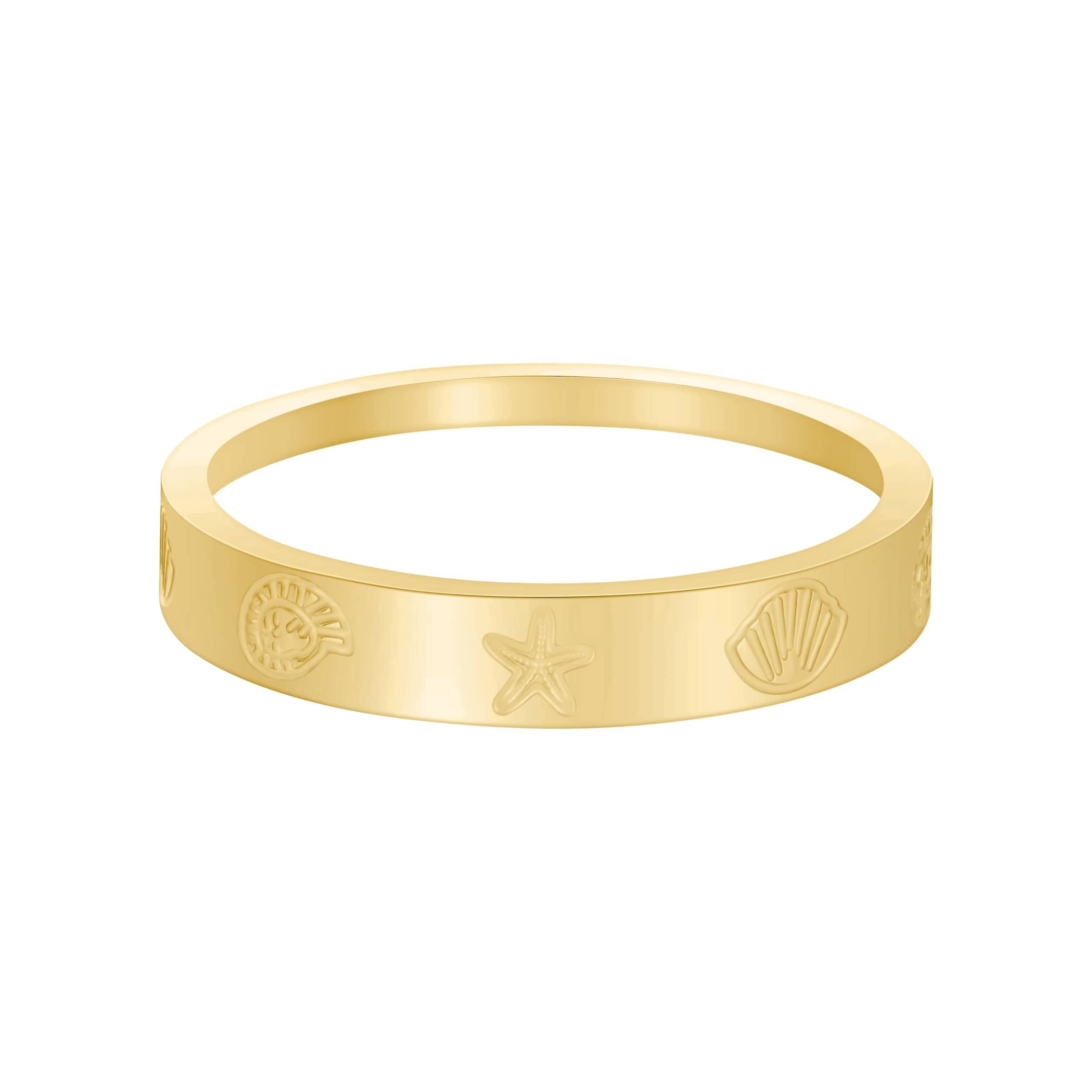 Bohomoon Stainless Steel Seashore Ring