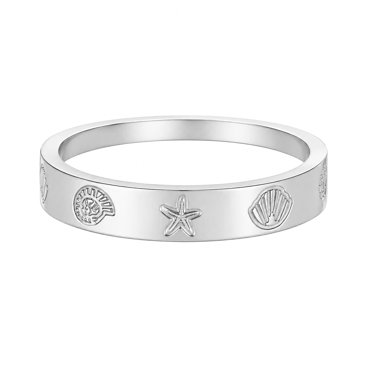 Bohomoon Stainless Steel Seashore Ring