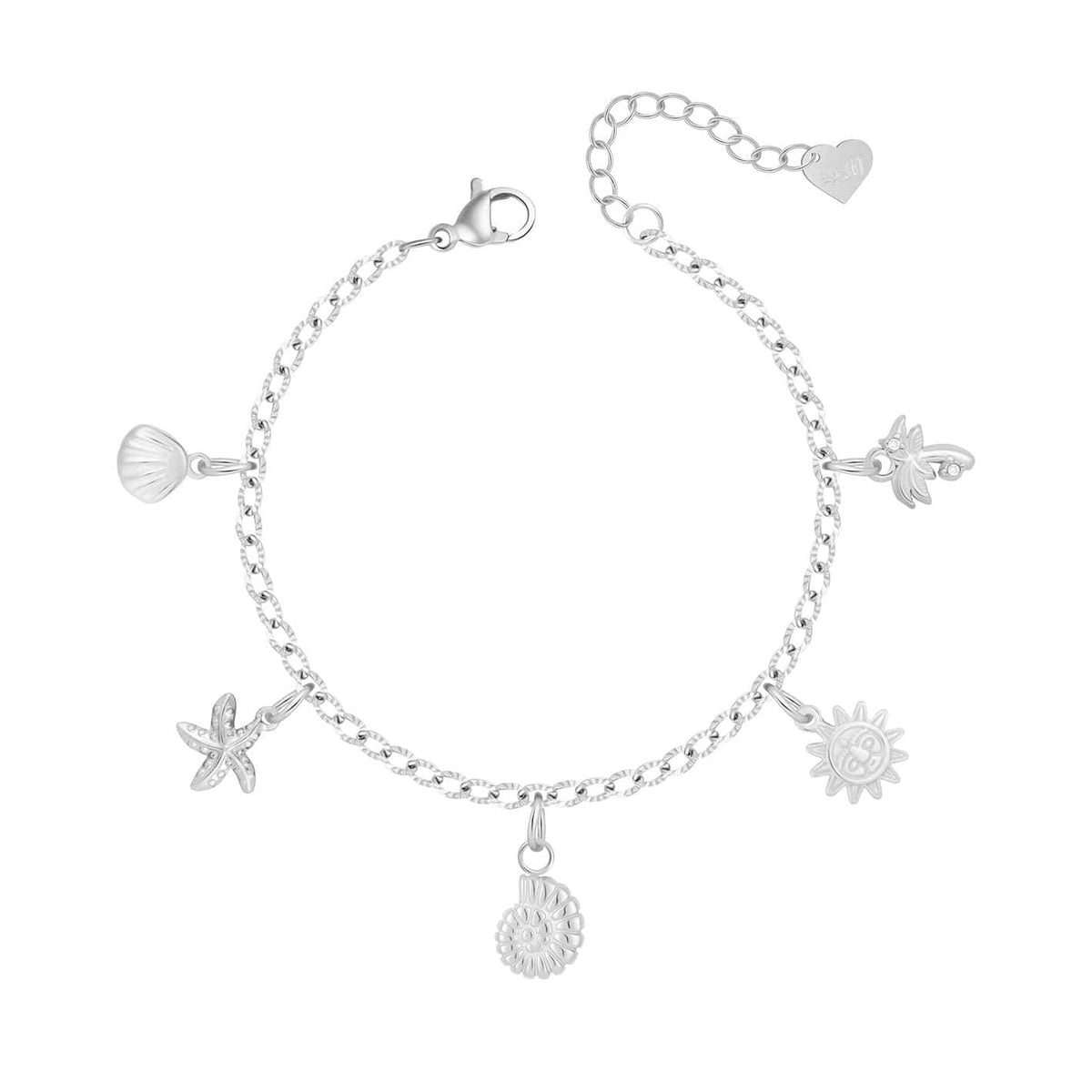 Bohomoon Stainless Steel Seaside Charm Bracelet