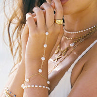 Bohomoon Stainless Steel Serenade Pearl Bracelet