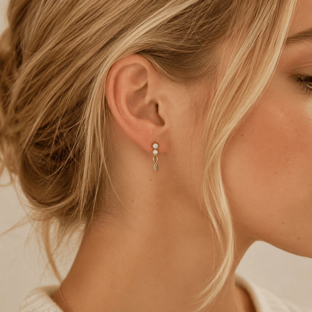 Bohomoon Stainless Steel Serene Stud Earrings