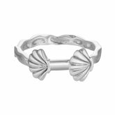 Bohomoon Stainless Steel Shelly Ring