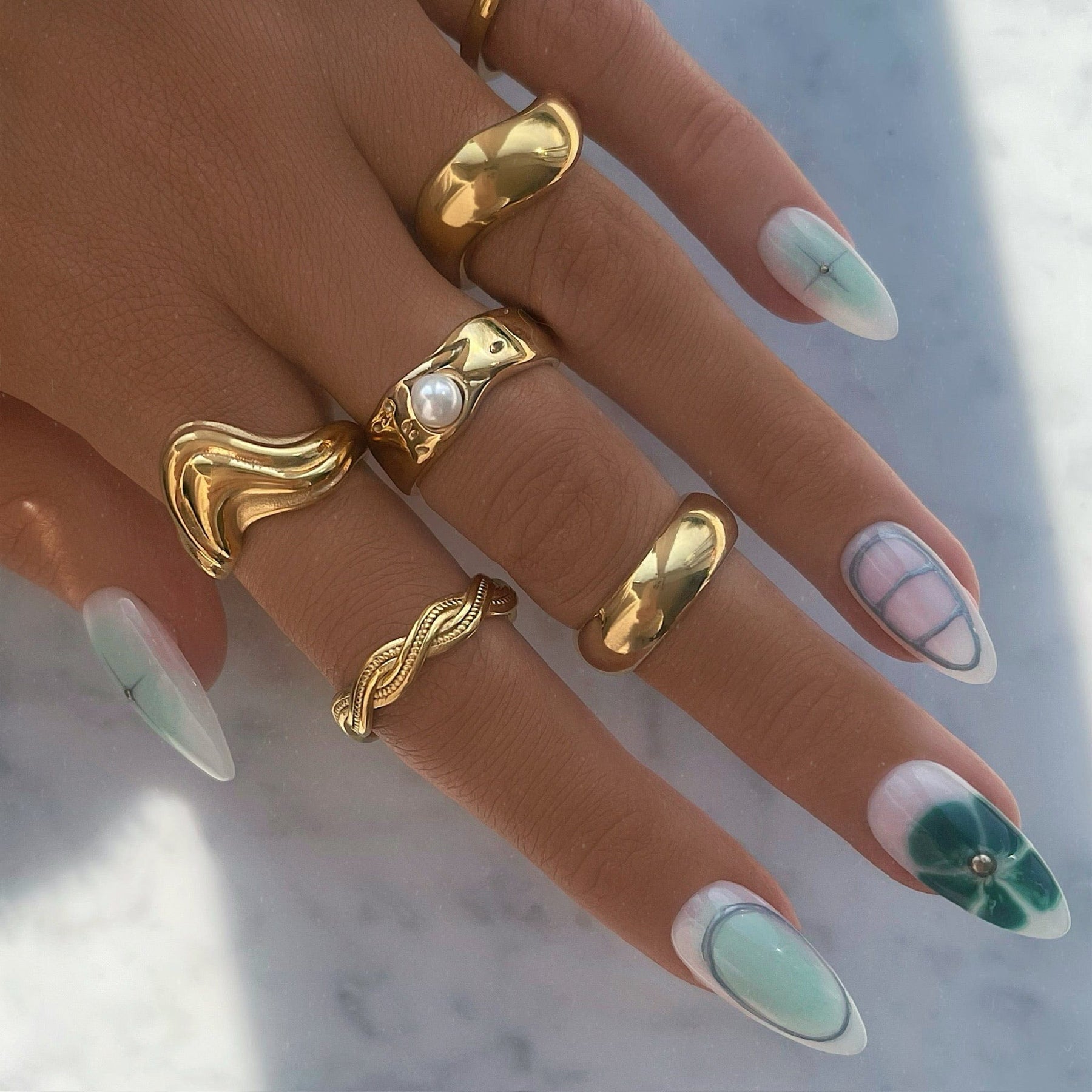 Bohomoon Stainless Steel Sicily Ring