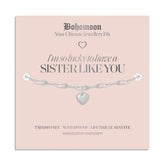 Bohomoon Stainless Steel Sister Bracelet