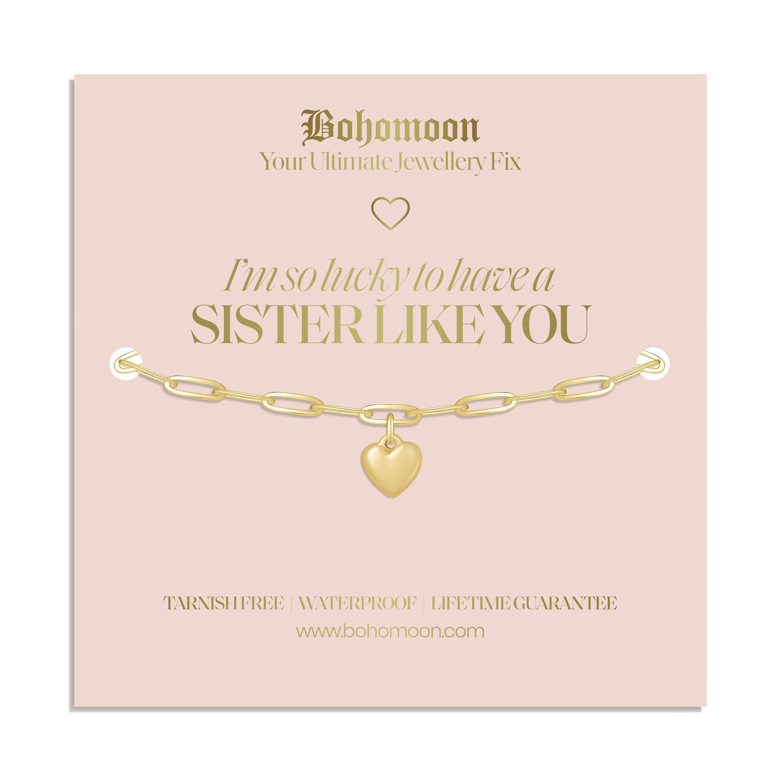 Bohomoon Stainless Steel Sister Bracelet