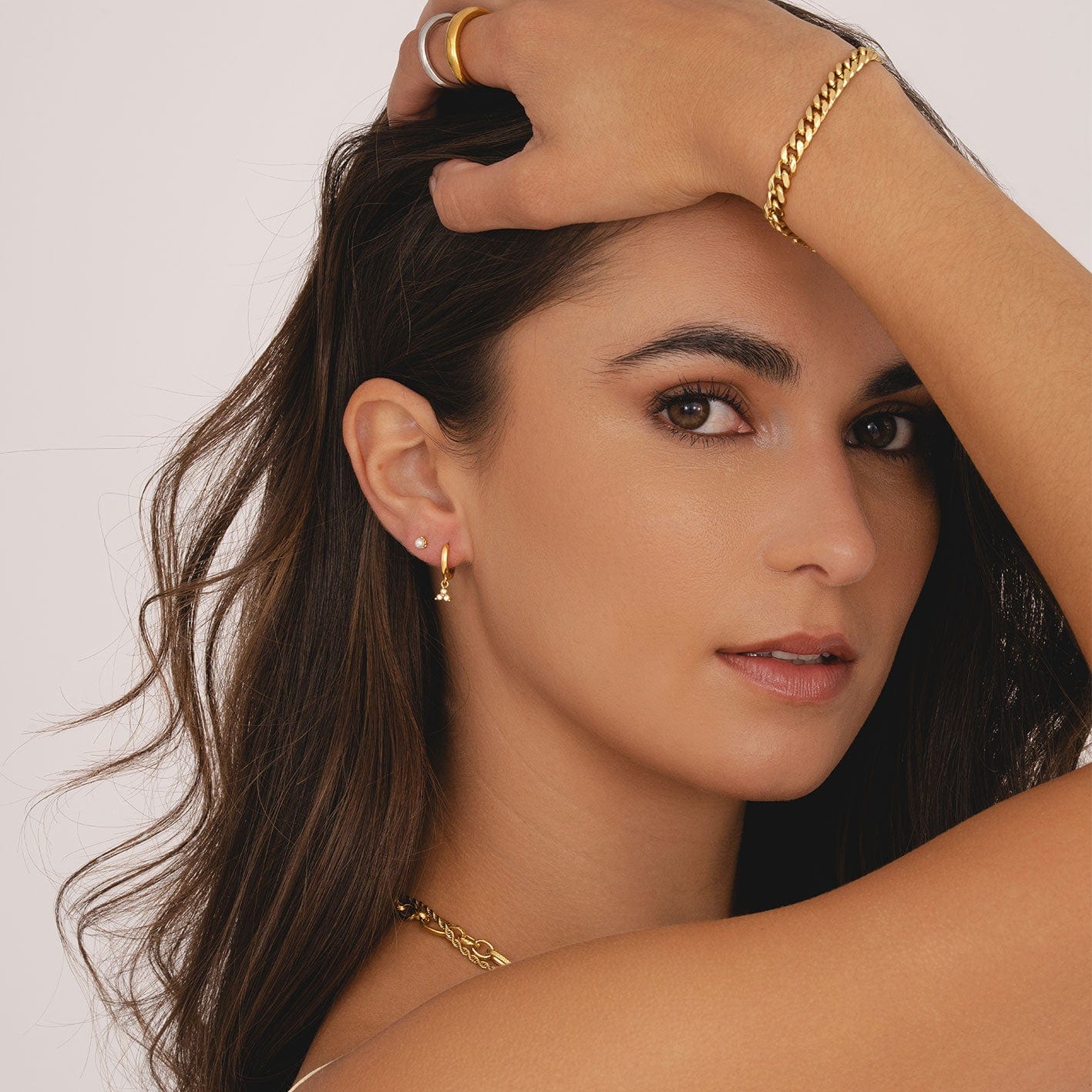 Bohomoon Stainless Steel Skyler Hoop Earrings