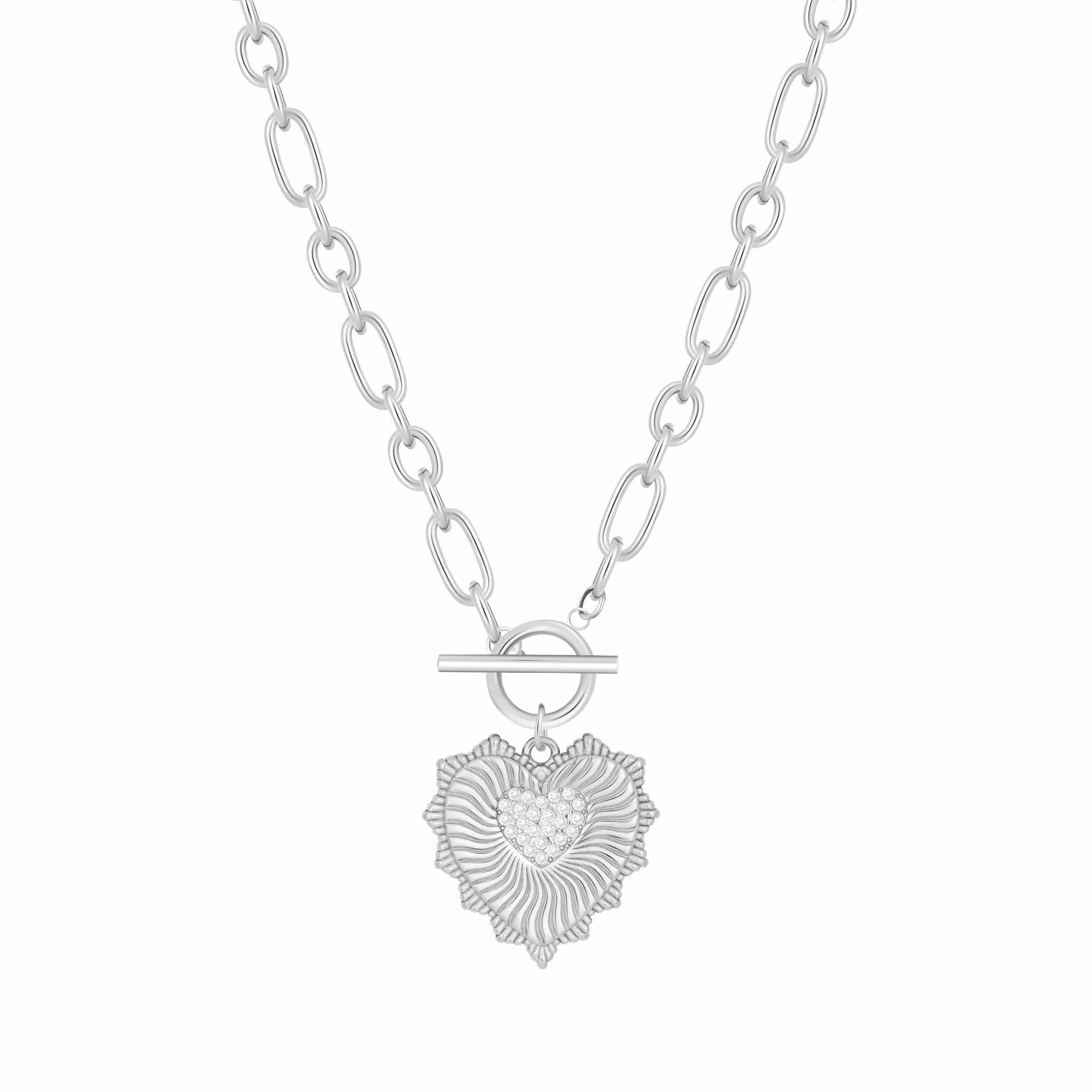 Bohomoon Stainless Steel Smitten TBar Necklace
