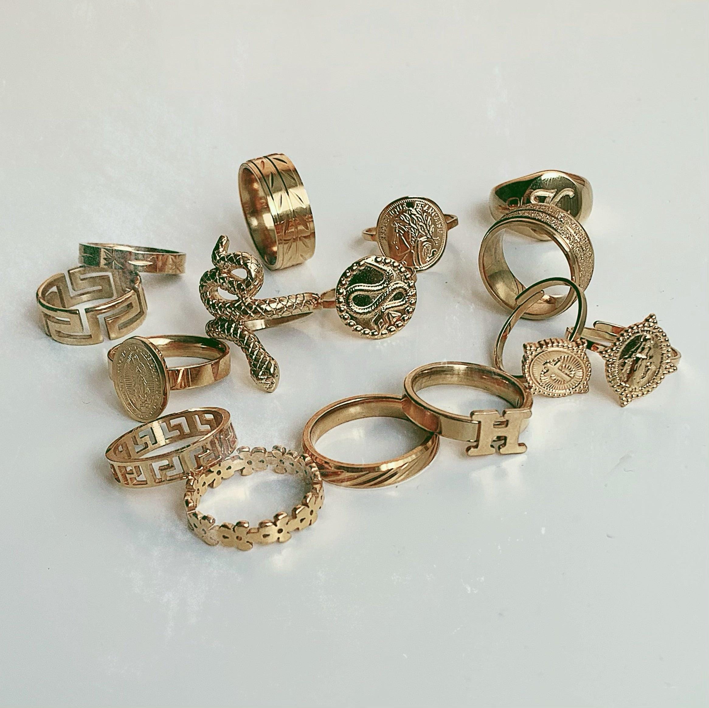 BohoMoon Stainless Steel Snake Charmer Ring
