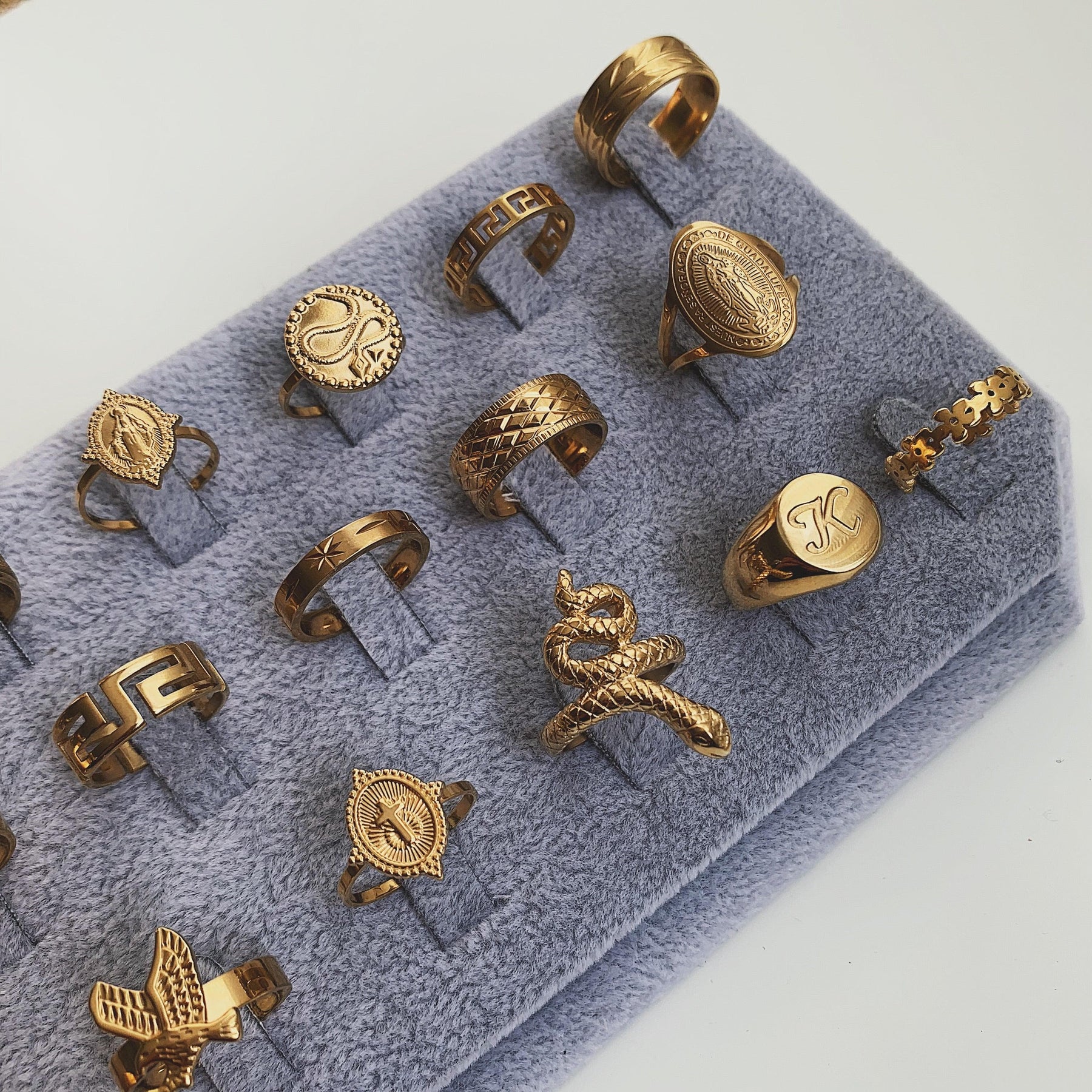 BohoMoon Stainless Steel Snake Charmer Ring