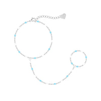 Bohomoon Stainless Steel Soda Hand Chain Bracelet