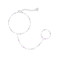 Bohomoon Stainless Steel Soda Hand Chain Bracelet