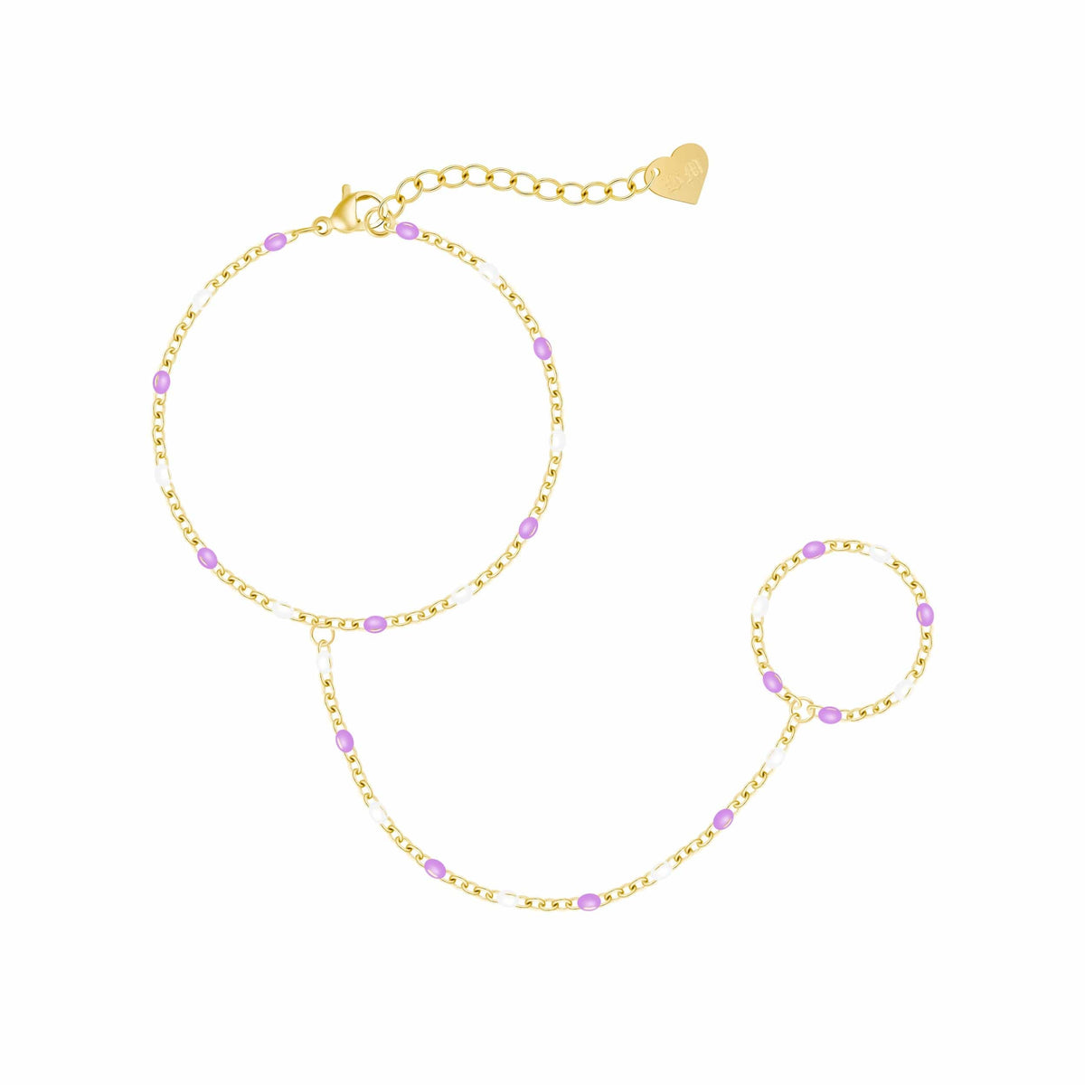 Bohomoon Stainless Steel Soda Hand Chain Bracelet