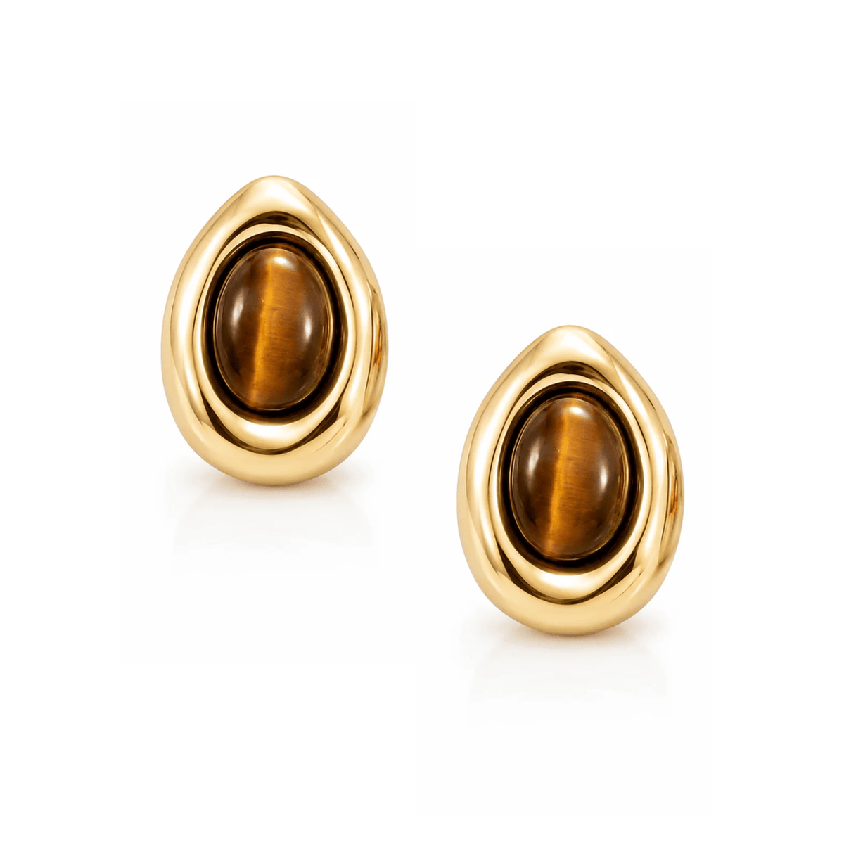 Bohomoon Stainless Steel Sorrow Stud Earrings