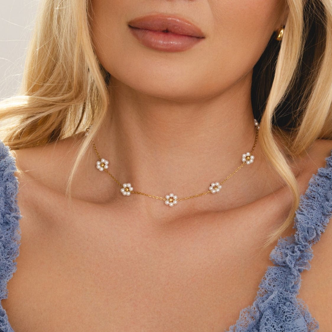 Bohomoon Stainless Steel Spellbound Pearl Choker