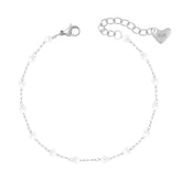 Bohomoon Stainless Steel Spencer Pearl Bracelet