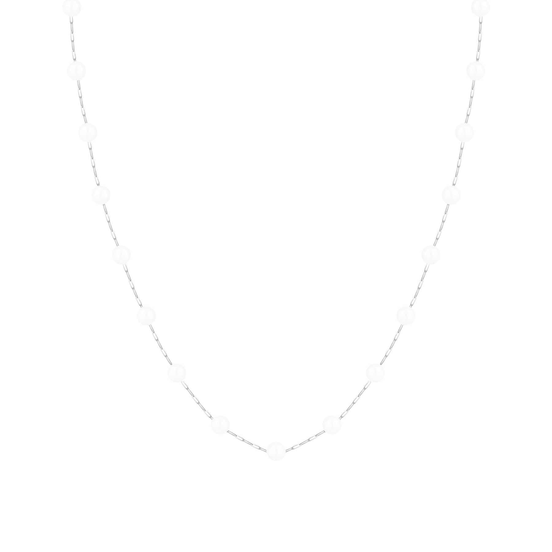 Bohomoon Stainless Steel Spencer Pearl Choker / Necklace