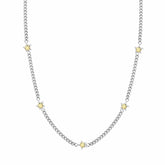 BohoMoon Stainless Steel Stardust Necklace Silver