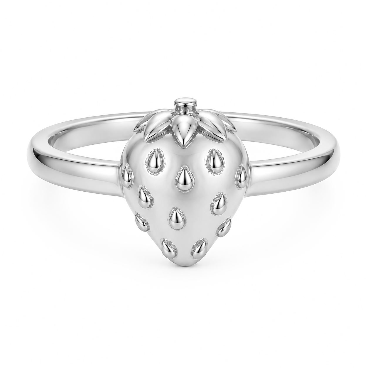 Bohomoon Stainless Steel Strawberry Ring
