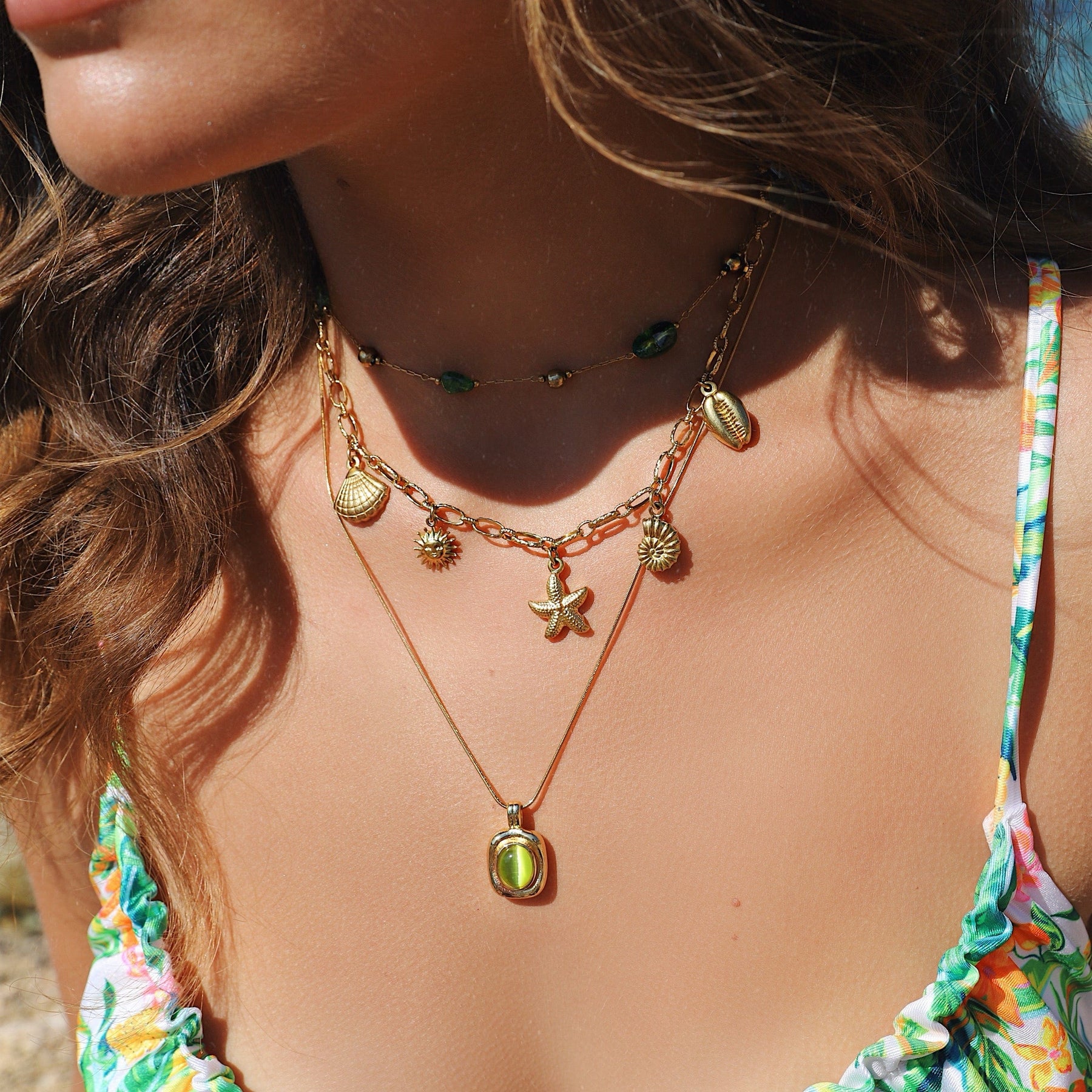 Bohomoon Stainless Steel Summer Necklace