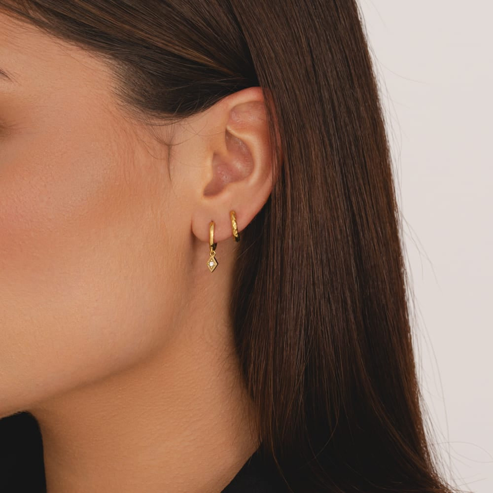 Bohomoon Stainless Steel Sutton Hoop Earrings