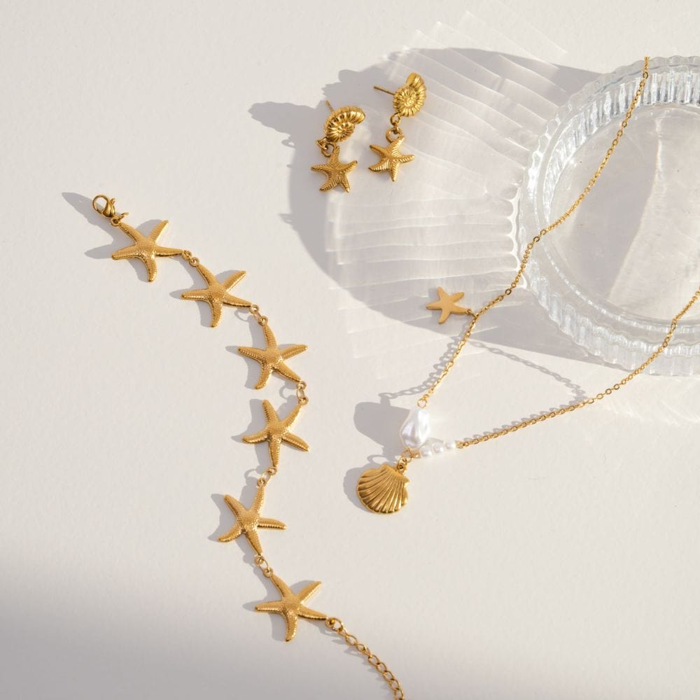 Bohomoon Stainless Steel Tahiti Starfish Bracelet