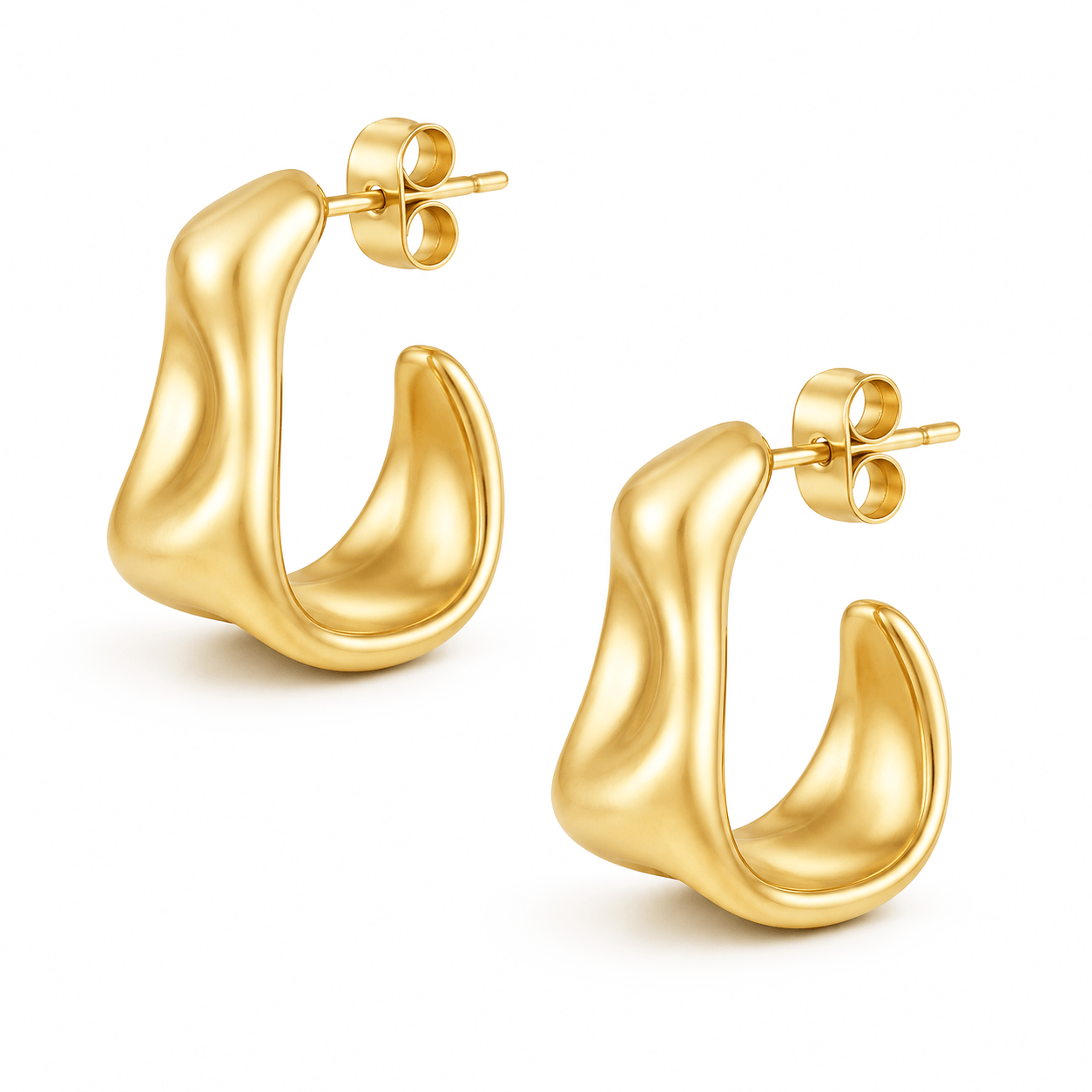 Bohomoon Stainless Steel Tamara Hoop Earrings