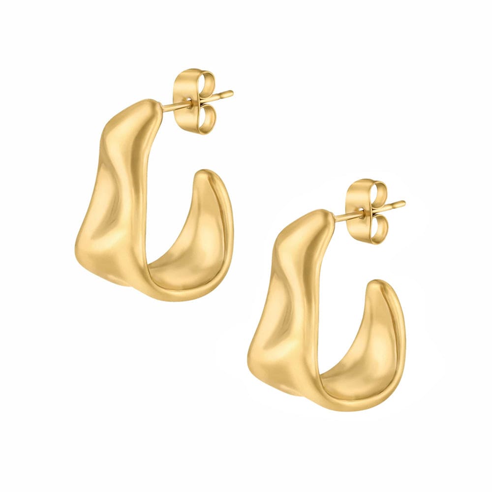 Bohomoon Stainless Steel Tamara Hoop Earrings