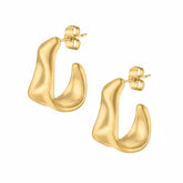 Bohomoon Stainless Steel Tamara Hoop Earrings