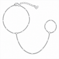 Bohomoon Stainless Steel Tara Hand Chain Bracelet