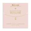 Bohomoon Stainless Steel Thank You Necklace