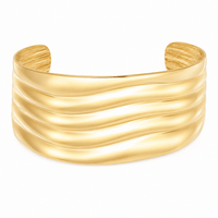 Bohomoon Stainless Steel Tide Cuff Bracelet