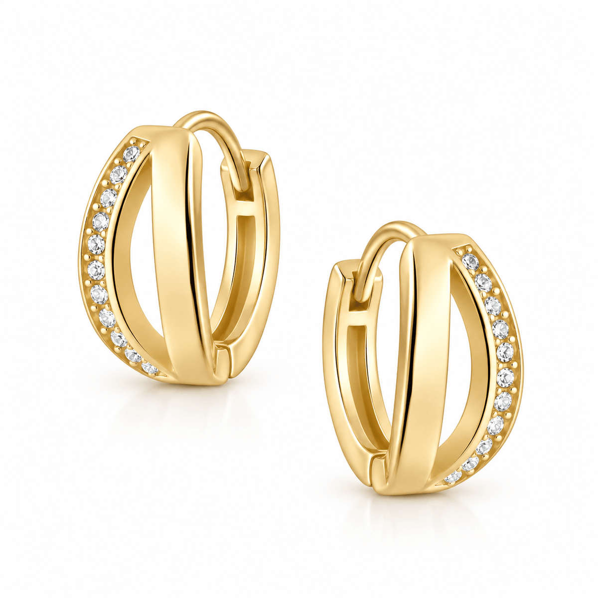 Bohomoon Stainless Steel Tinsley Hoop Earrings