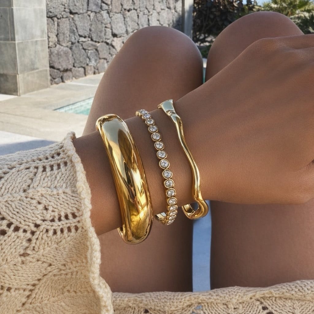Bohomoon Stainless Steel Tokyo Cuff Bracelet