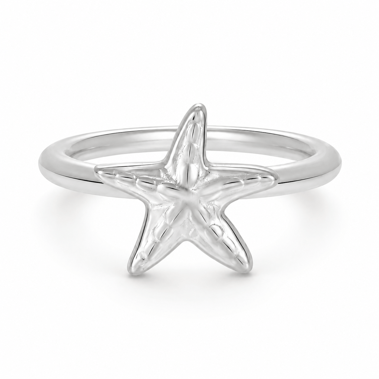 Bohomoon Stainless Steel Treasure Starfish Ring