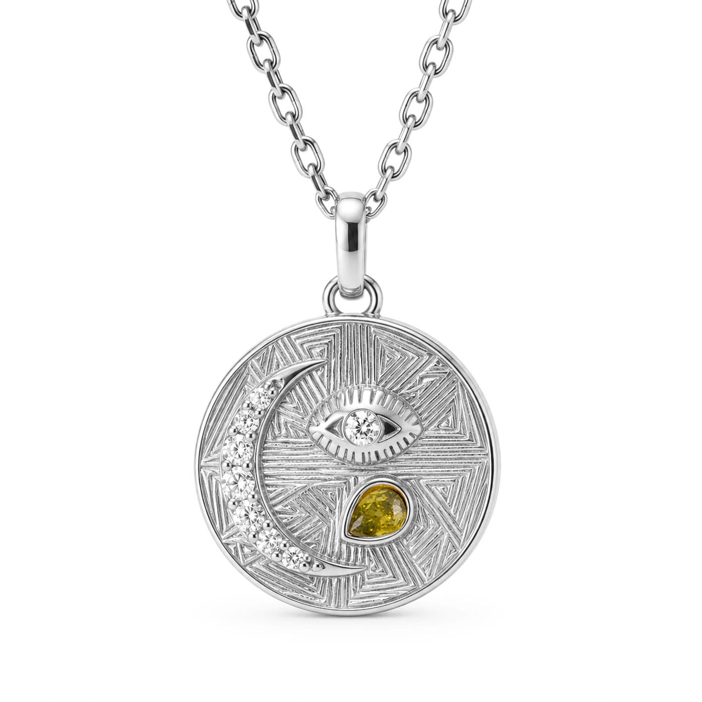 Bohomoon Stainless Steel Trixie Birthstone Necklace