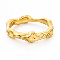 Bohomoon Stainless Steel Twiggy Ring